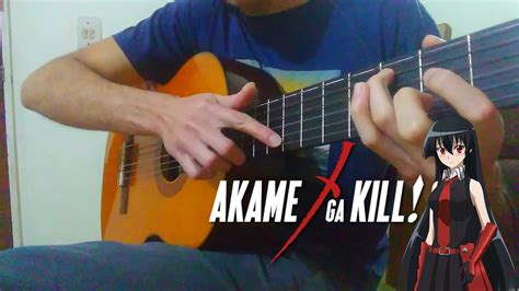 Akame Ga Kill Op 2 Liar Mask Free Tabs Guitar Cover Youtube