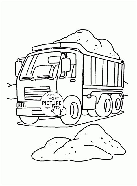 Take a look at our many other coloring pages. Construction Dump Truck coloring page for kids ...