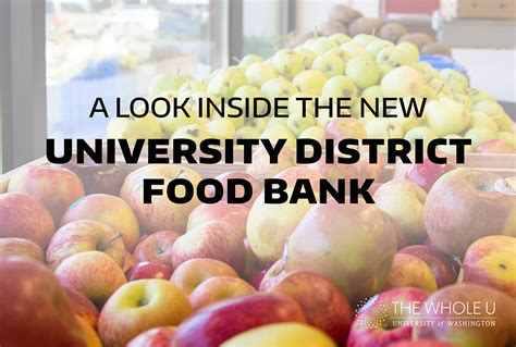 A Look Inside The New University District Food Bank The Whole U