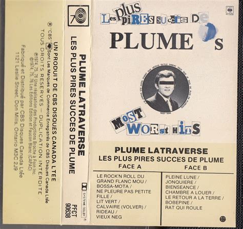 Plume Latraverse Les Plus Pires Succes De Plume 1981 Dolby Smooth