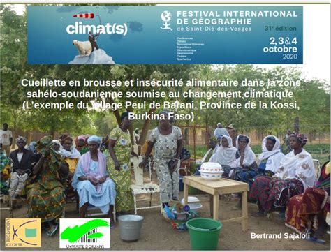 Changements Climatiques Et Alimentation Au Sahel Les Clionautes