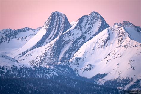 A Snowy Sunrise In The San Juans Mountain Photography By Jack Brauer