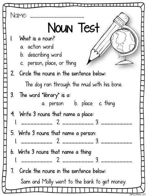 2nd Grade Test Questions