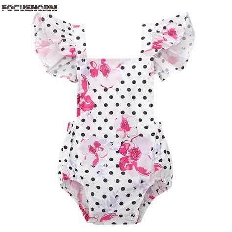 New Kids Infant Baby Rompers Infant Girl Newborn Baby Clothes Dot