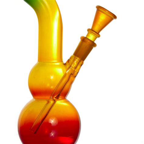 Rasta Double Bubble Bong Bongs Gosensi