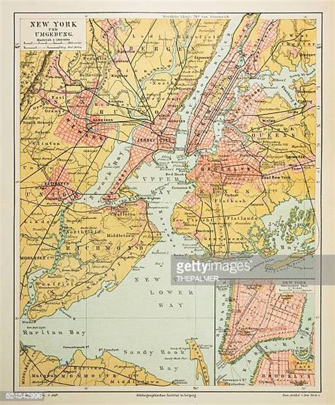 Old New York City Map Photos And Premium High Res Pictures Getty Images