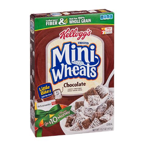 Kelloggs Frosted Mini Wheats Chocolate Little Bites Cereal Reviews 2020