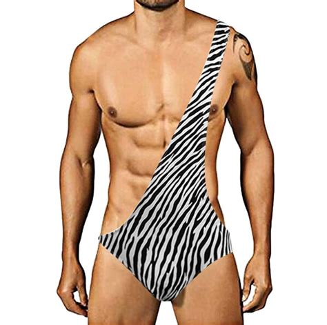 Buy Men Swimwear Thong Borat Mankini Thong Crothess Briefs Underwear One Piece Bodysuit Jumpsuit