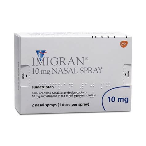 Buy Imigran Nasal Spray 10mg20mg From £1999 Chemist Click Uk