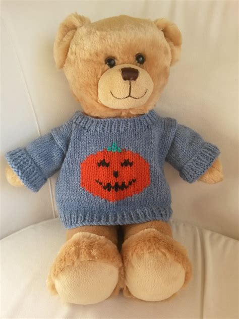 Linmary Knits Teddy Pumpkin Sweater