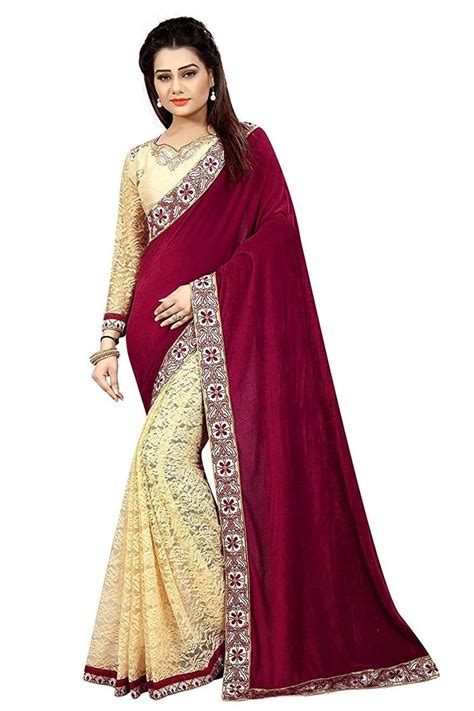velvet saree velvet women s sarees online at best prices in india tenue