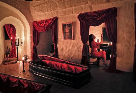 Photos Spending Halloween Night In A Coffin At Draculas Transylvania Castle The Denver Post