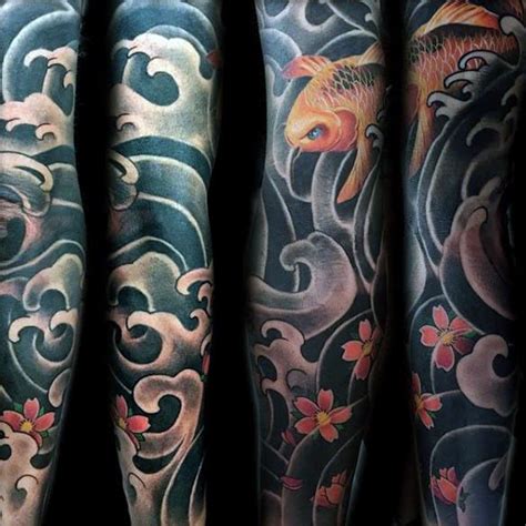 60 Wave Tattoo Designs For Men An Ocean Of Manly Ideas