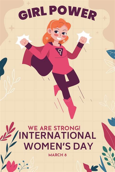 girl power international woman s day birthday and greeting cards by davia women s day cards