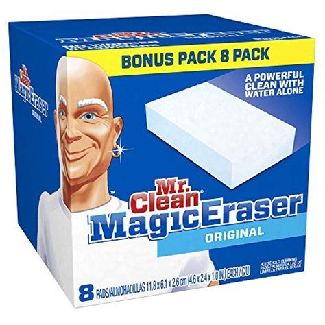 Mr Clean Magic Eraser Cleaning Pads 8 Count Box Household Cleaner