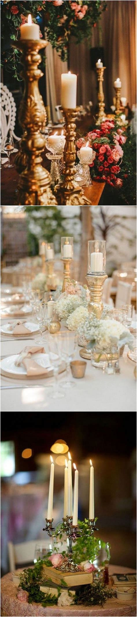 Top 20 Vintage Wedding Centerpieces With Candlesticks Emma Loves