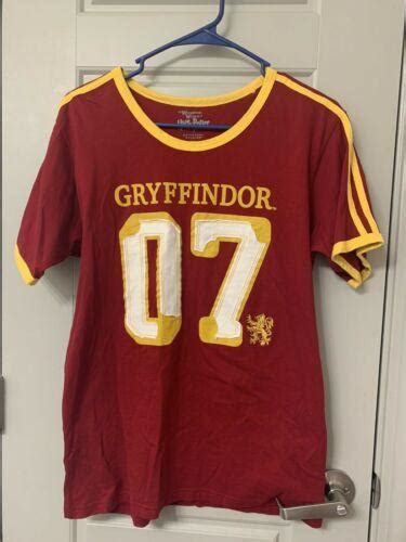The Wizarding World Of Harry Potter Gryffindor Quidditch Jersey Shirt