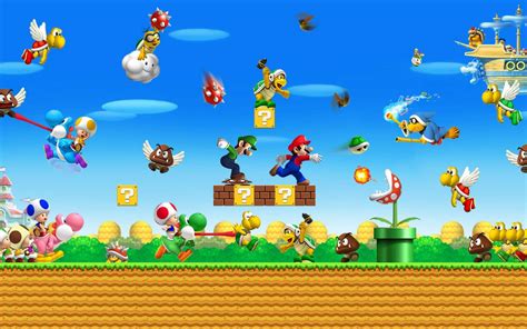 Super Mario Backgrounds Wallpaper Cave