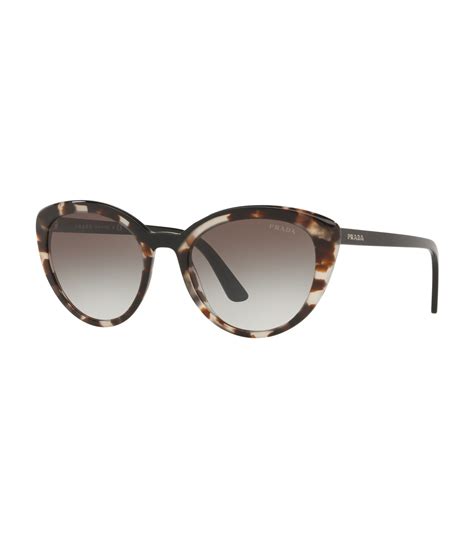 Prada Brown Oversized Cat Eye Sunglasses Harrods Uk