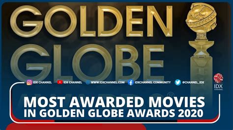Most Awarded Movies In Golden Globe Awards 2020 Youtube