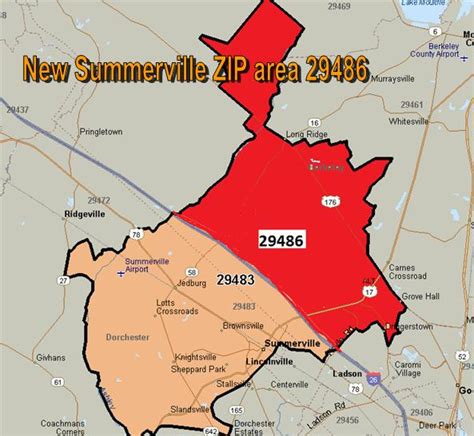 New 29486 Summerville Zip Code Split To Take Effect July 1 2015 The