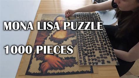 Mona Lisa 1000 Pieces Puzzle Timelapse Clementoni Youtube