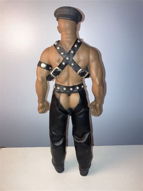 Tyson Gay Doll Leather Master Muscle Totem Chaps Jockstrap Harness