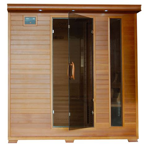 Radiant Sauna 6 Person Cedar Infrared Sauna W 10 Carbon Heaters