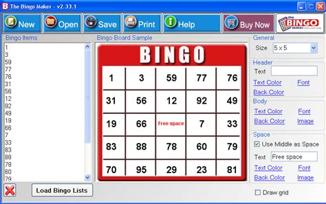 The Bingo Maker Latest Version Get Best Windows Software