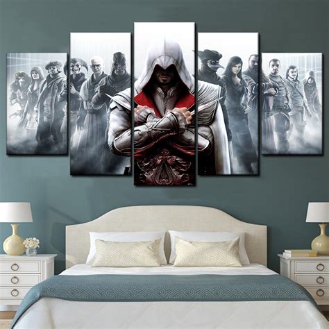Assassins Creed Brotherhood 10 5 Piece Canvas Art Wall Decor Canvas