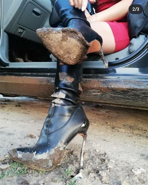 Pin By Guillaume Daix On Wet And Muddy Fun Mud Boots Thigh High Boots Heels Boots