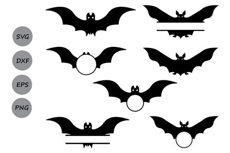 Halloween Bats SVG Cut Files, Halloween svg, halloween bats monogram svg, halloween monogram ...