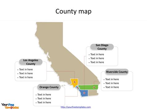 California Map Powerpoint Templates Free Powerpoint Template