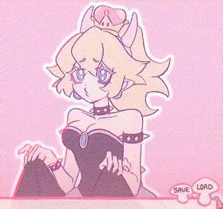 Bowsette Animation GIF Bowsette Animation Oh So Busy Descobrir E