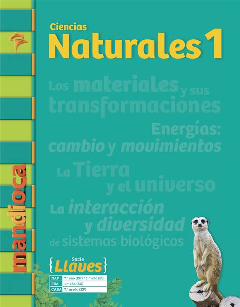 Ciencias Naturales 1 Santillana En Linea Pdf Libros Favorito