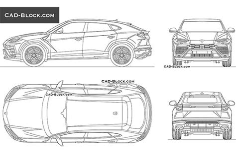 Lamborghini made placing the engine behind the driver de rigeur among sports cars with its miura. Range Rover Velar CAD blocks, AutoCAD drawings download