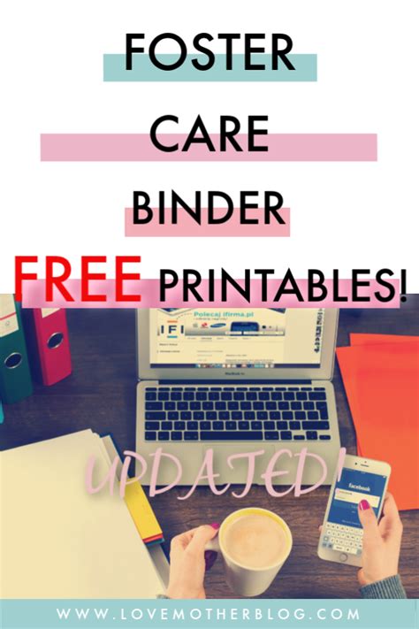 Foster Care Binder Free Printables Love And Mother Co Foster Care