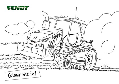 Traktor Ausmalbilder Fendt Coloring And Drawing