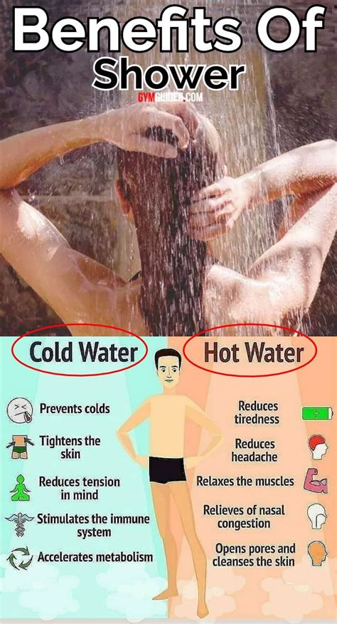 the benefits of both kinds of showers hot or cold good health tips natural