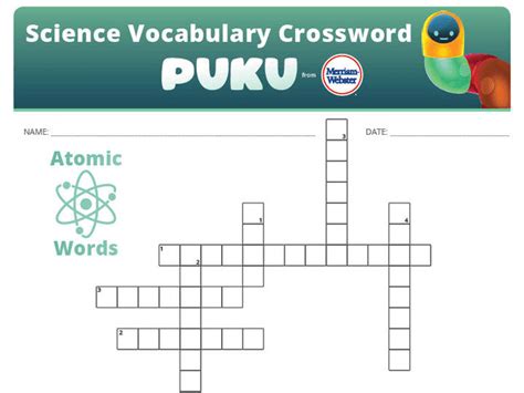 Atomic Crossword Puzzle Merriam Webster