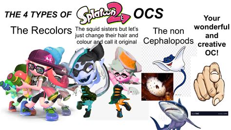 The 4 Types Of Splatoon Ocs Rsplatoon