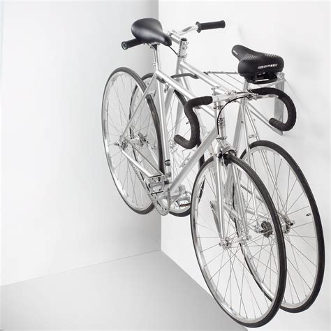 Two Bike Wall Mount Rack With Shelf Delta Cycle