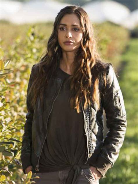 The 100 Raven Reyes Leather Jacket Bay Perfect