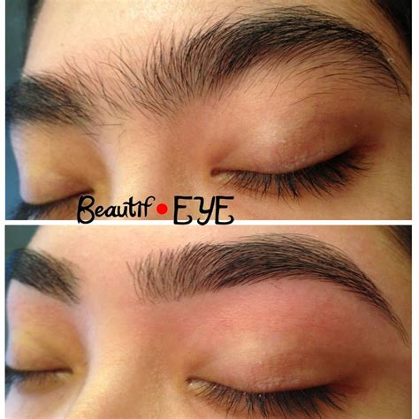 Beautif Eye Eyebrow Threading Photos Before And After Round Eyebrows
