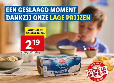 Yoghurt Op Griekse Wijze Promotie Bij Lidl