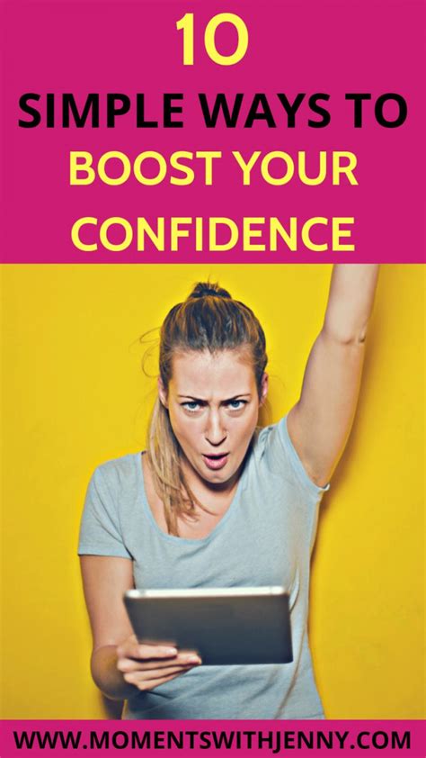 10 Simple Ways To Boost Your Confidence Moments With Jenny