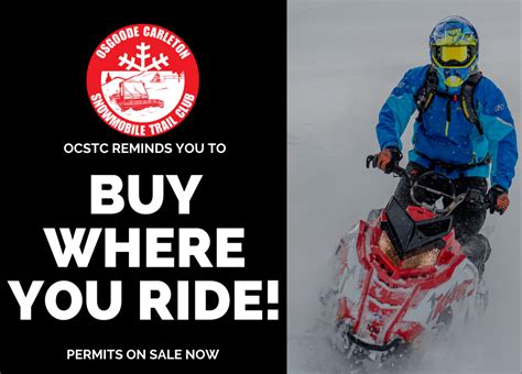 Trail Passes Available For 2021 Osgoode Carleton Snowmobile Trail Club