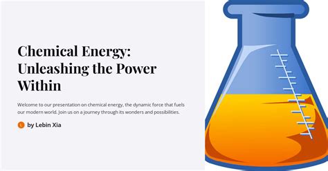 Chemical Energy Unleashing The Power Within