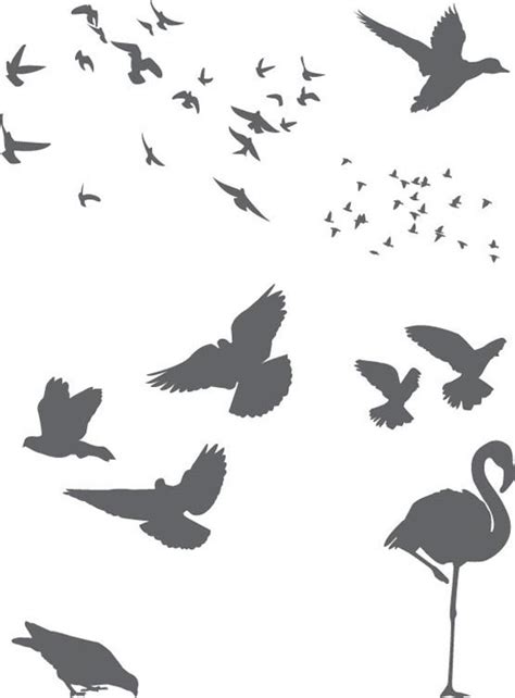 Fly, sky, bird, silhouette, birds, wing, swan, freedom, migrating, animal, nature, flying bird silhouette, flying bird silhouettes. Huge Collection Of 55 Vector Silhouettes Free To Download