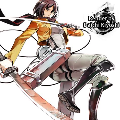 Mikasa Ackerman Shingeki No Kyojin Render Ii By